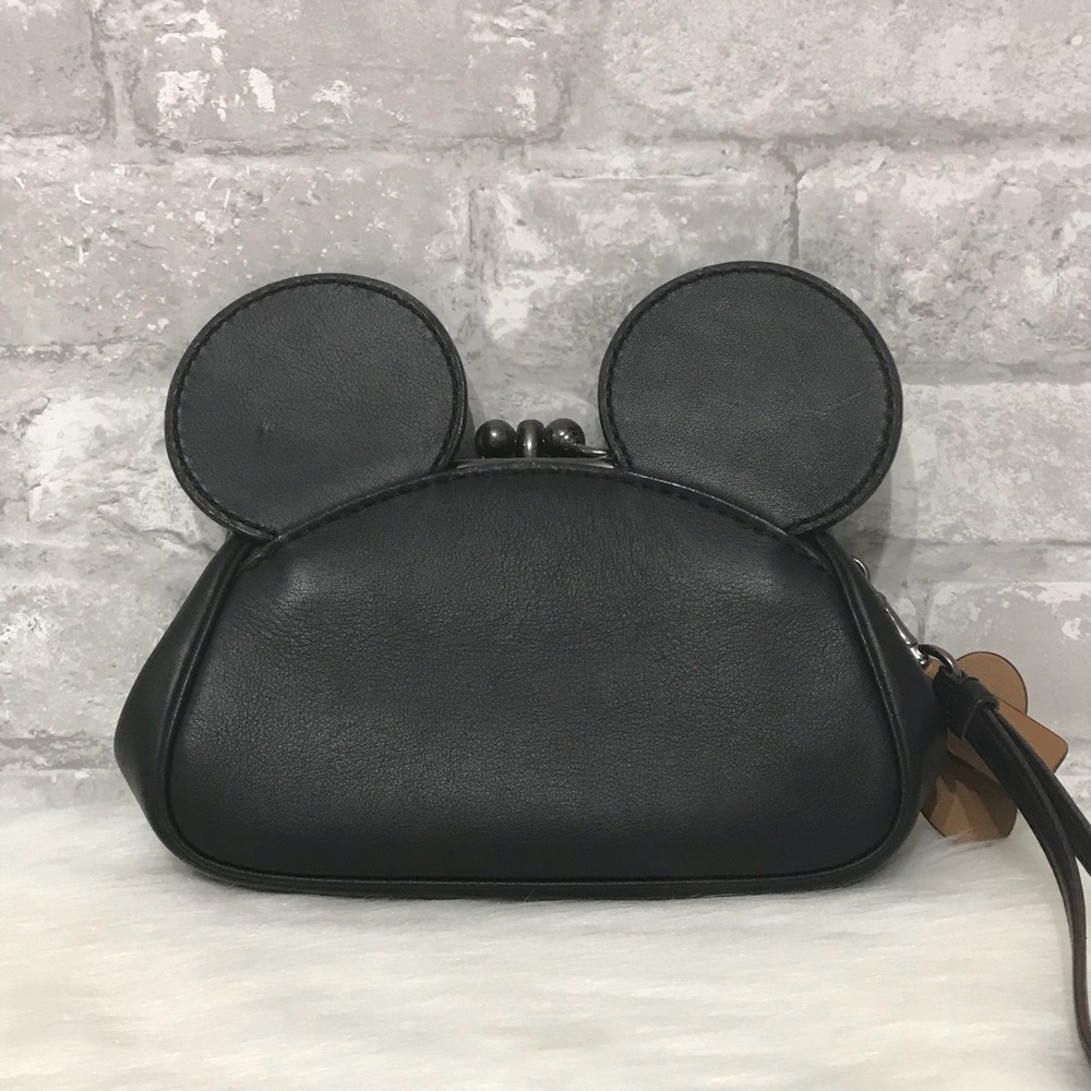 NWT! Disney x Coach Minnie Mouse Kisslock Clutch - Picture 2 of 8